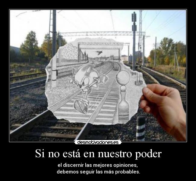 Si no está en nuestro poder -