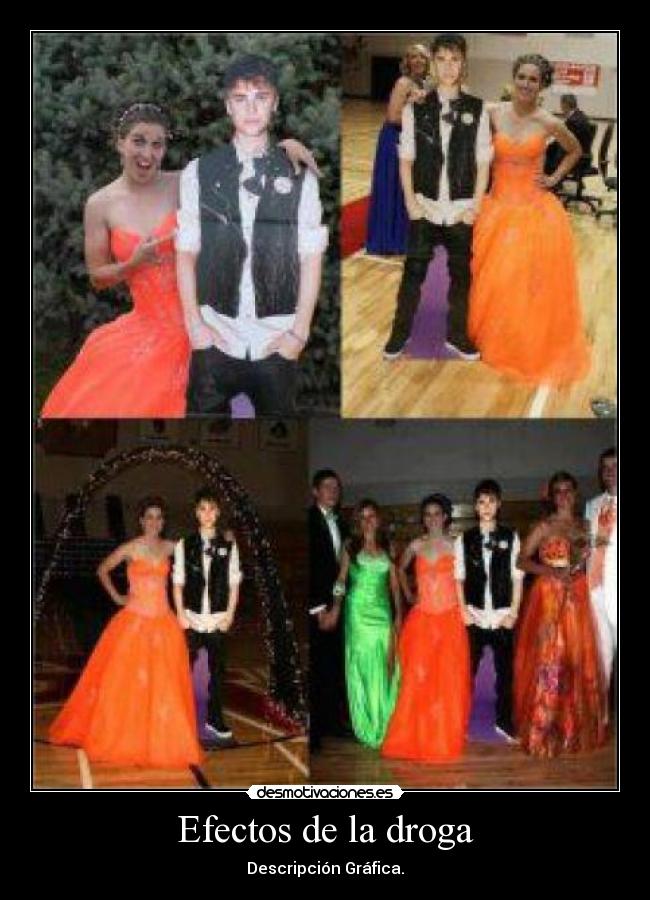 Efectos de la droga - Descripción Gráfica.