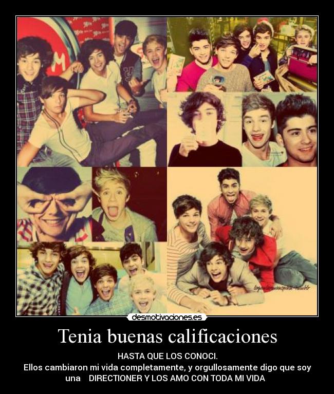 Tenia buenas calificaciones - 