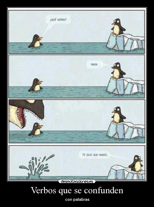Verbos que se confunden -