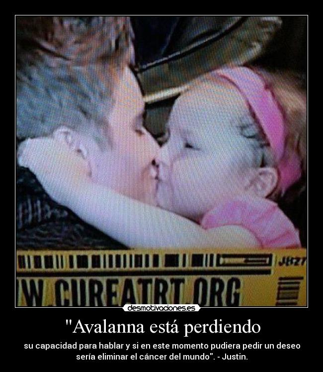 Avalanna está perdiendo -