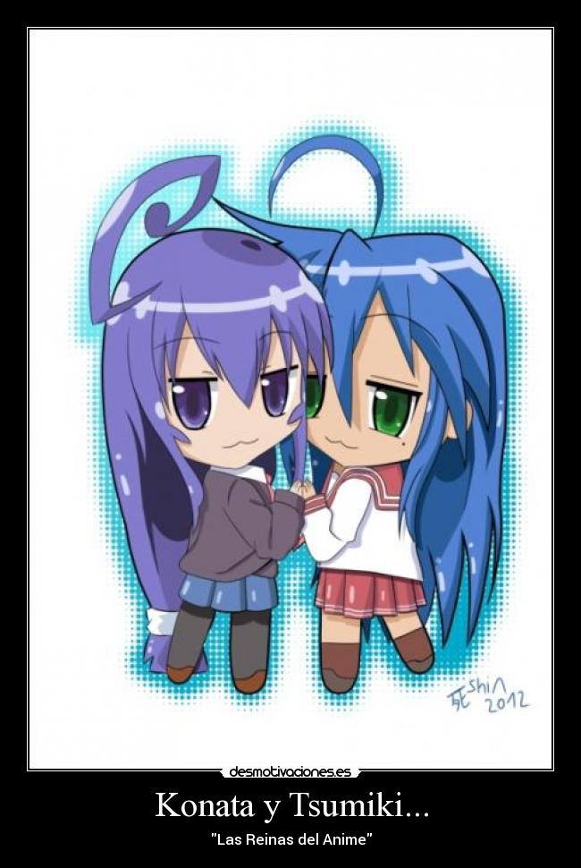 Konata y Tsumiki... - Las Reinas del Anime