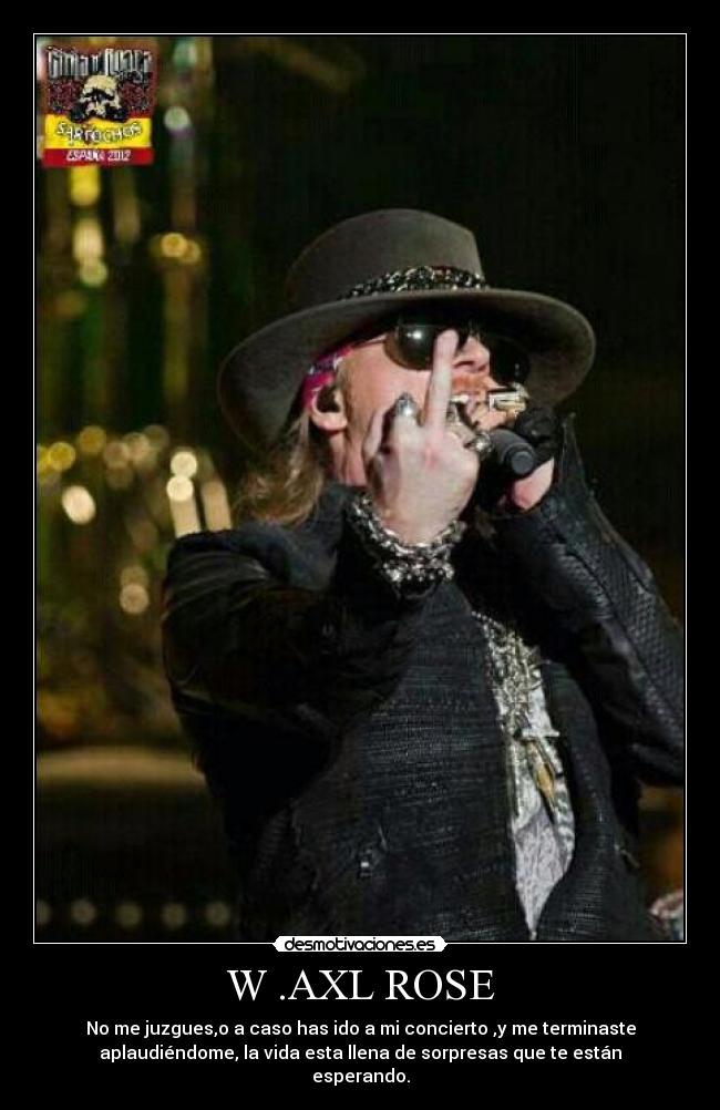 W .AXL ROSE -