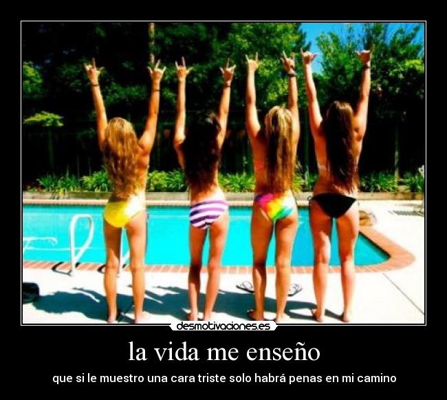 la vida me enseño -