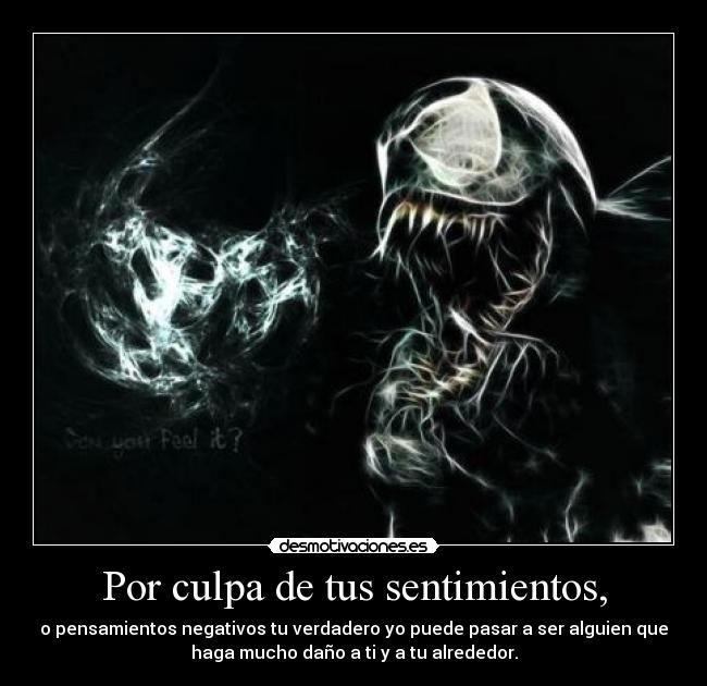 carteles sentimientos por culpa desmotivaciones