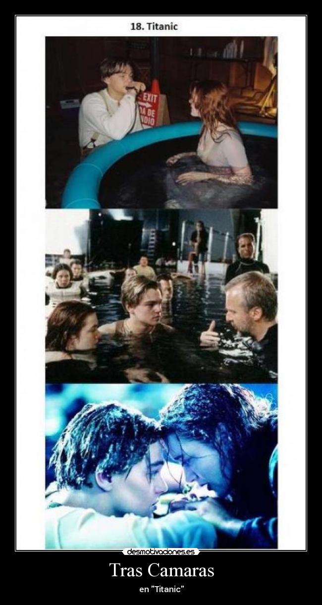 Tras Camaras - en Titanic