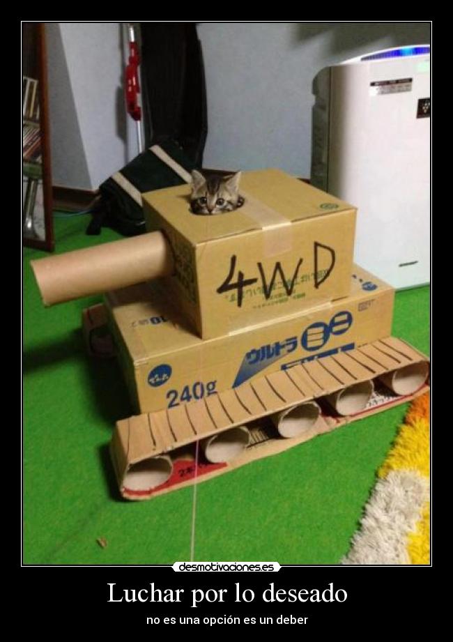 Luchar por lo deseado - no es una opción es un deber