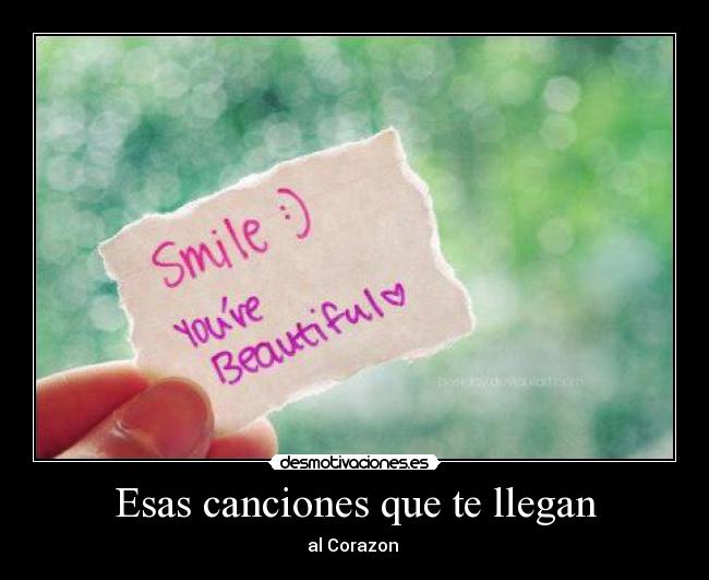 Esas canciones que te llegan - 