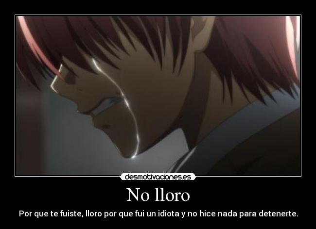 No lloro - 