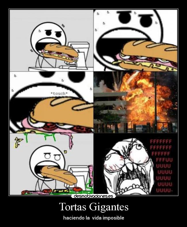 Tortas Gigantes - haciendo la vida imposible