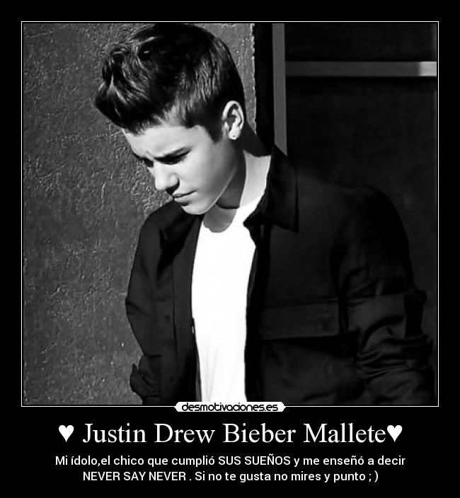 ♥ Justin Drew Bieber Mallete♥ -