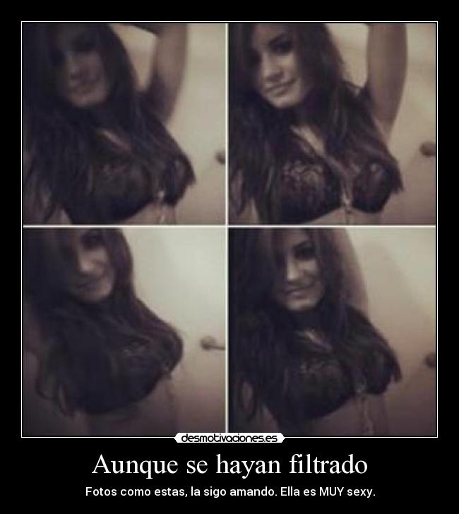 Aunque se hayan filtrado - Fotos como estas, la sigo amando. Ella es MUY sexy.