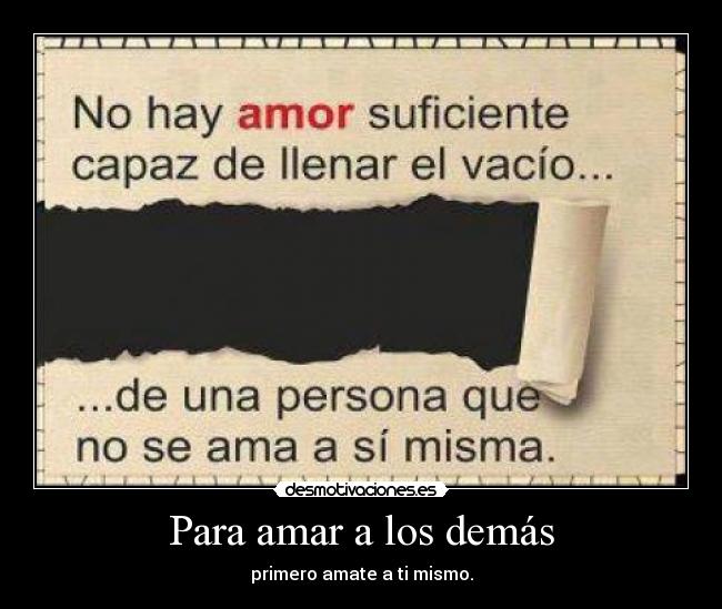 Para amar a los demás - 