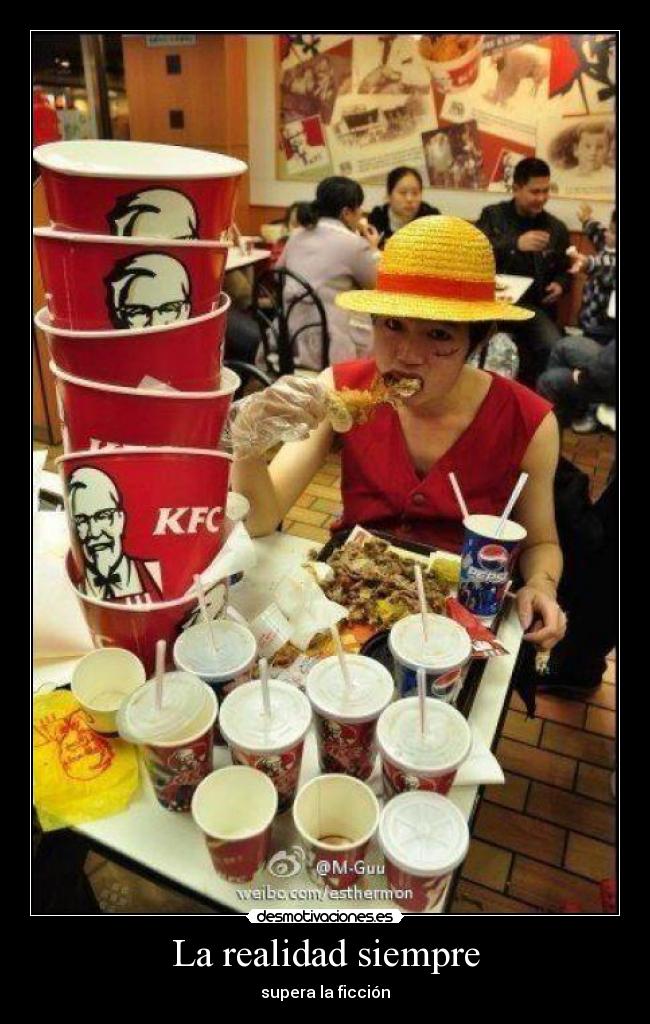 La realidad siempre - supera la ficción