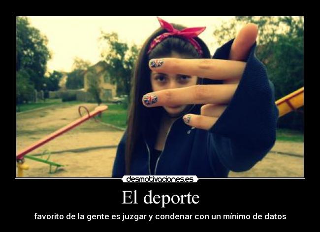 El deporte -