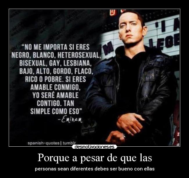 Porque a pesar de que las -