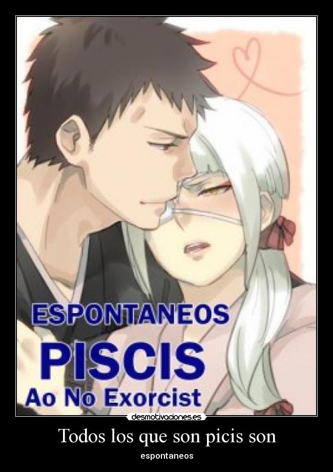 Todos los que son picis son - espontaneos