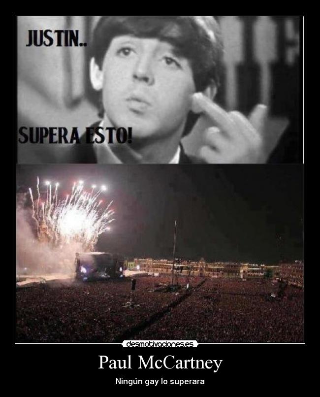 Paul McCartney - Ningún gay lo superara