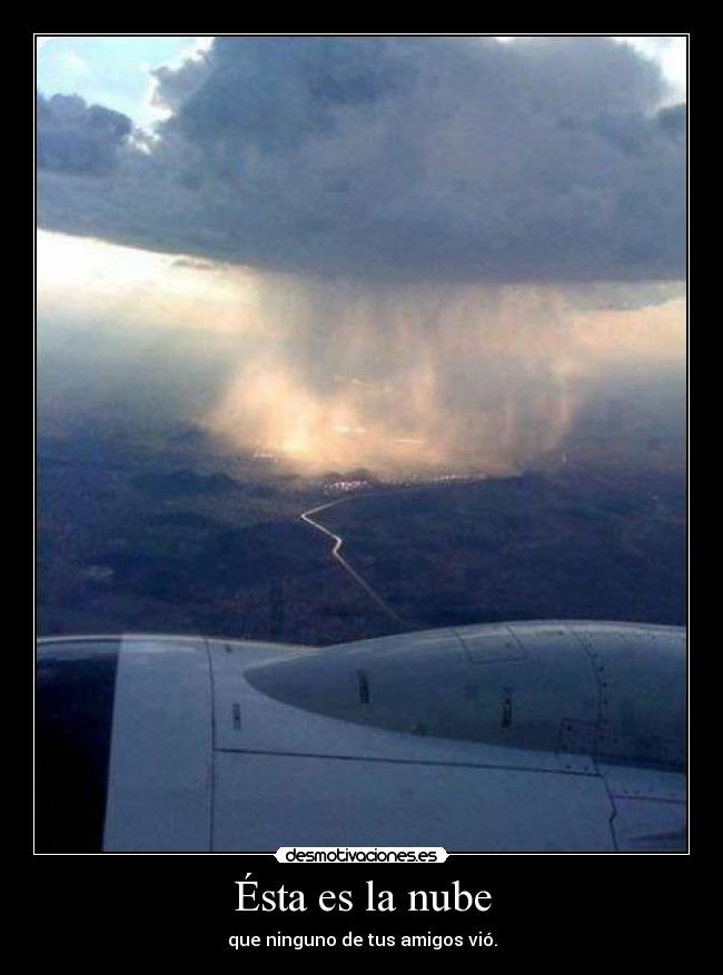 Ésta es la nube -