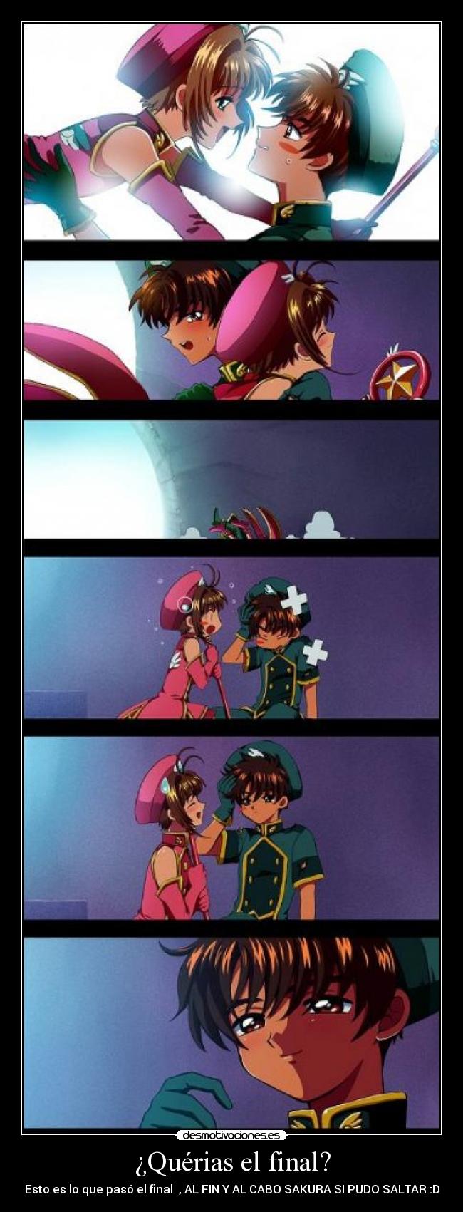 carteles sakura card captor desmotivaciones