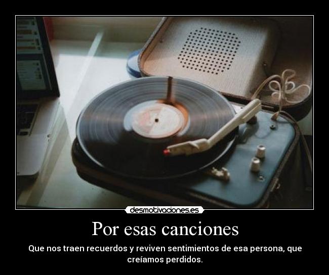 Por esas canciones -