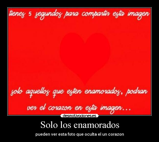 Solo los enamorados -