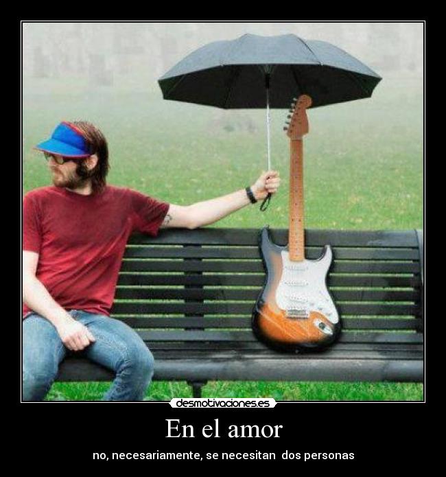 En el amor -