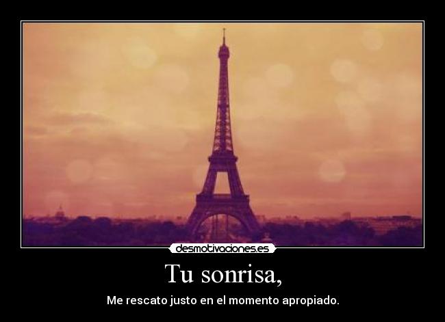 Tu sonrisa, -