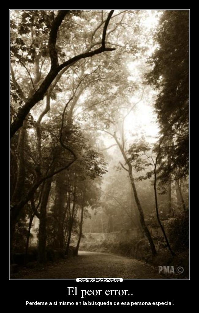 El peor error.. -