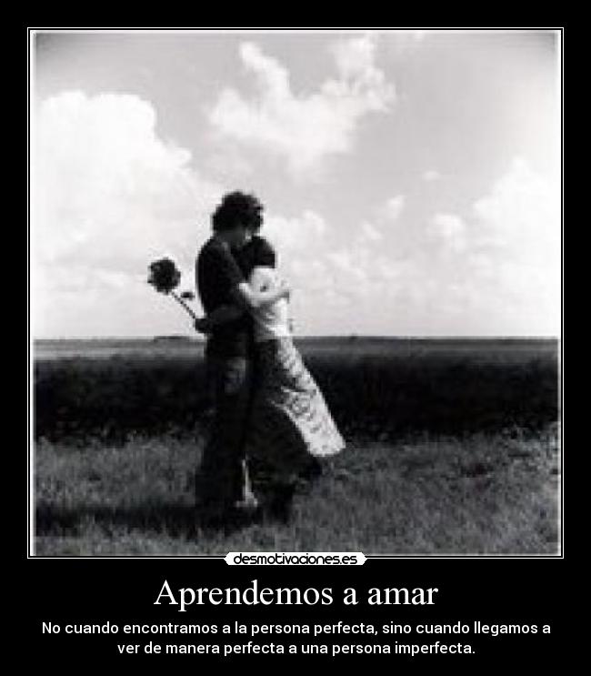 Aprendemos a amar -