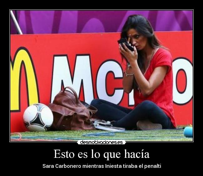 Esto es lo que hacía - 