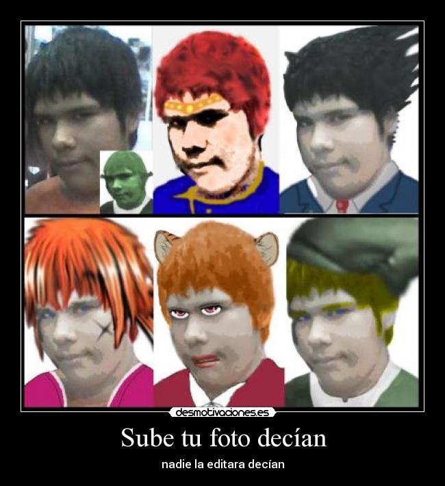 Sube tu foto decían -