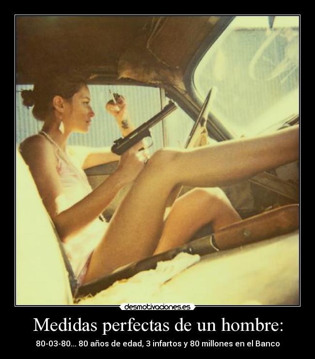 Medidas perfectas de un hombre: - 