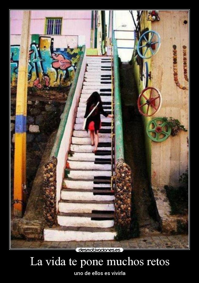 La vida te pone muchos retos - 