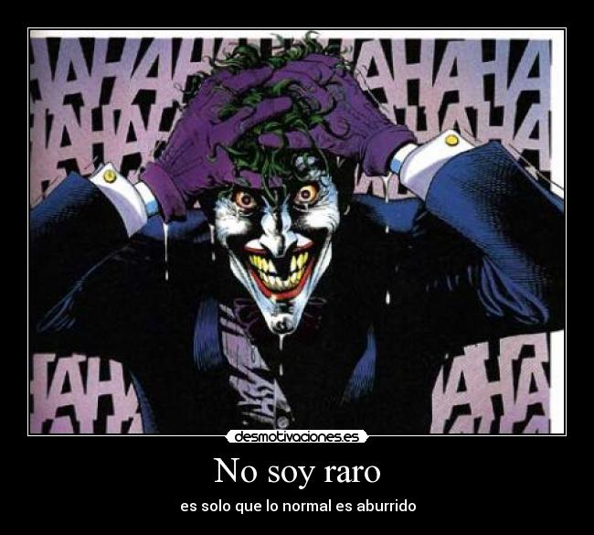 No soy raro - 