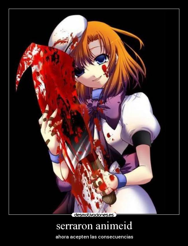 serraron animeid - ahora acepten las consecuencias