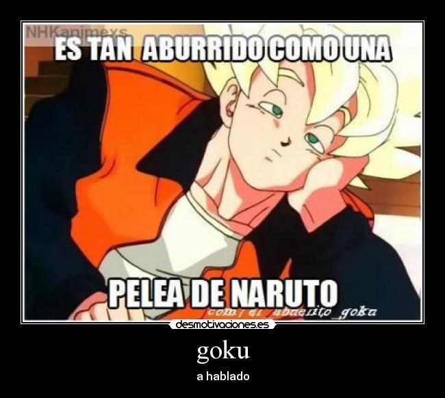 goku - a hablado