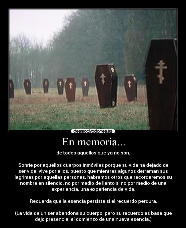 En memoria... - 