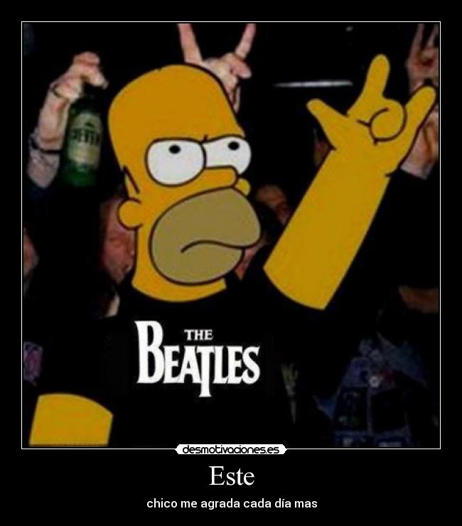 Este - chico me agrada cada día mas