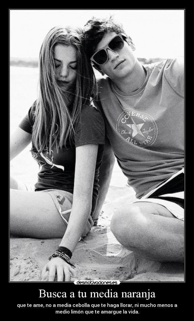 Busca a tu media naranja - 