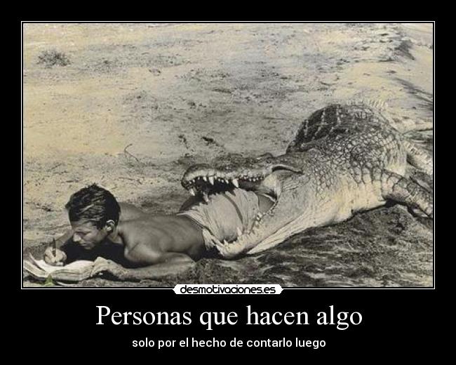 Personas que hacen algo - 