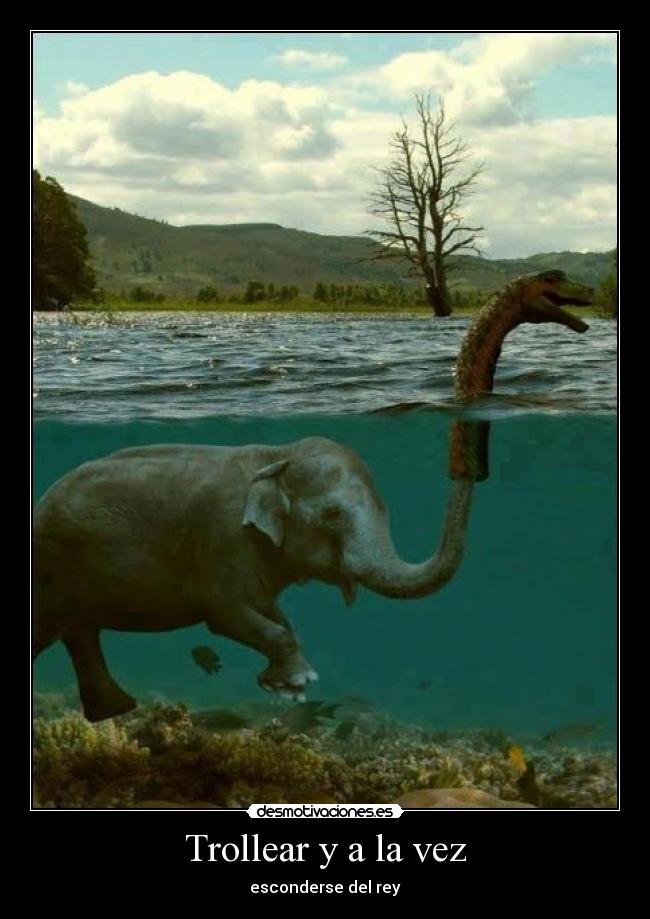 Trollear y a la vez -