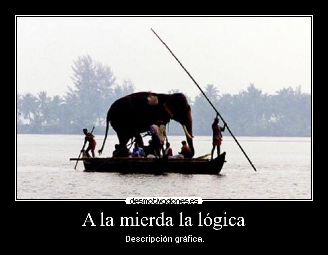 A la mierda la lógica -