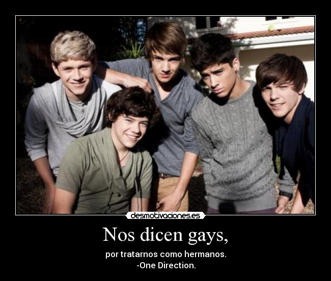 Nos dicen gays, - 