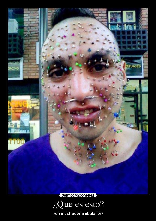 ¿Que es esto? - ¿un mostrador ambulante?