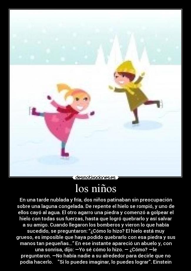 los niños -