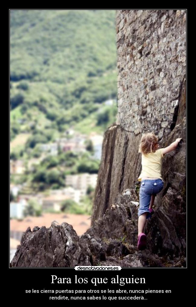 Para los que alguien - 