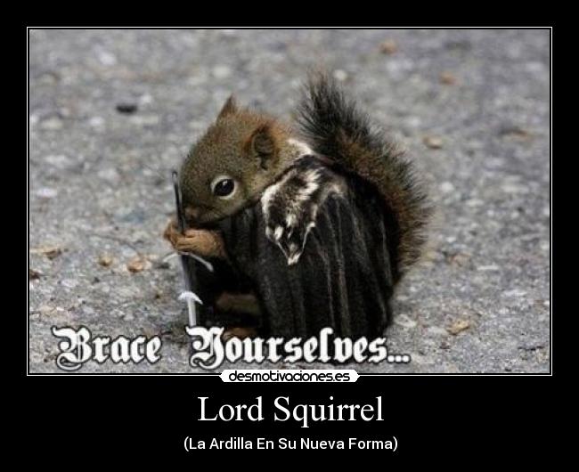 Lord Squirrel - (La Ardilla En Su Nueva Forma)