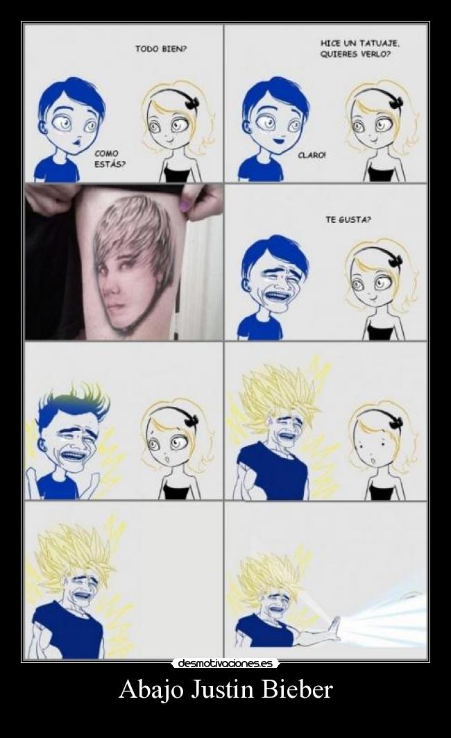 Abajo Justin Bieber -