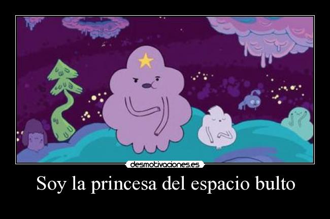 Soy la princesa del espacio bulto -